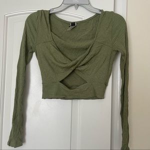 Windsor Long Sleeve Crop Top